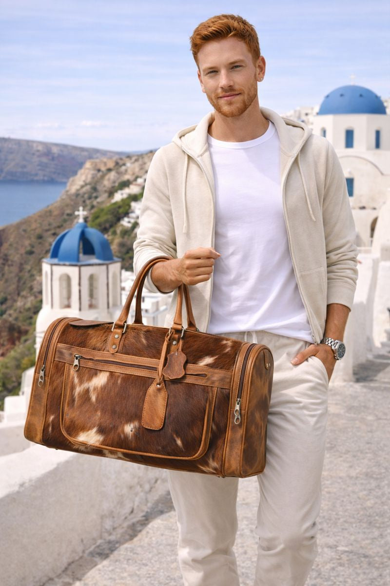 The Voyager - Large Travelbag - Holstein Monarch