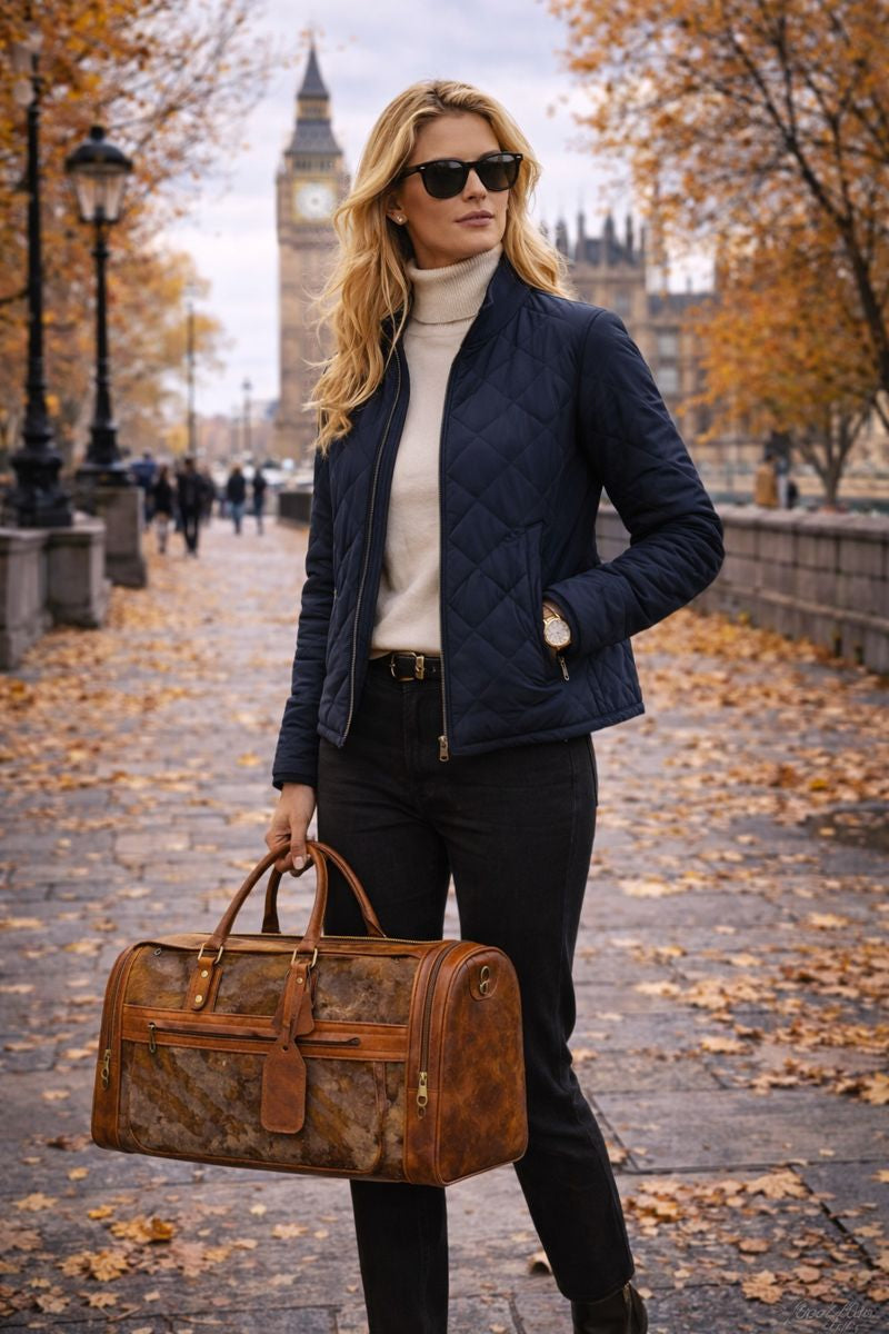 The Weekend Escape - Small Travelbag - Striped Halo